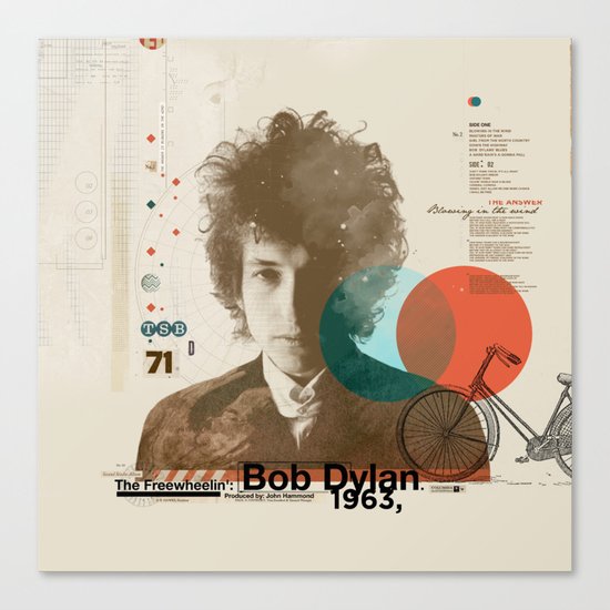 Bob Dylan Canvas Print