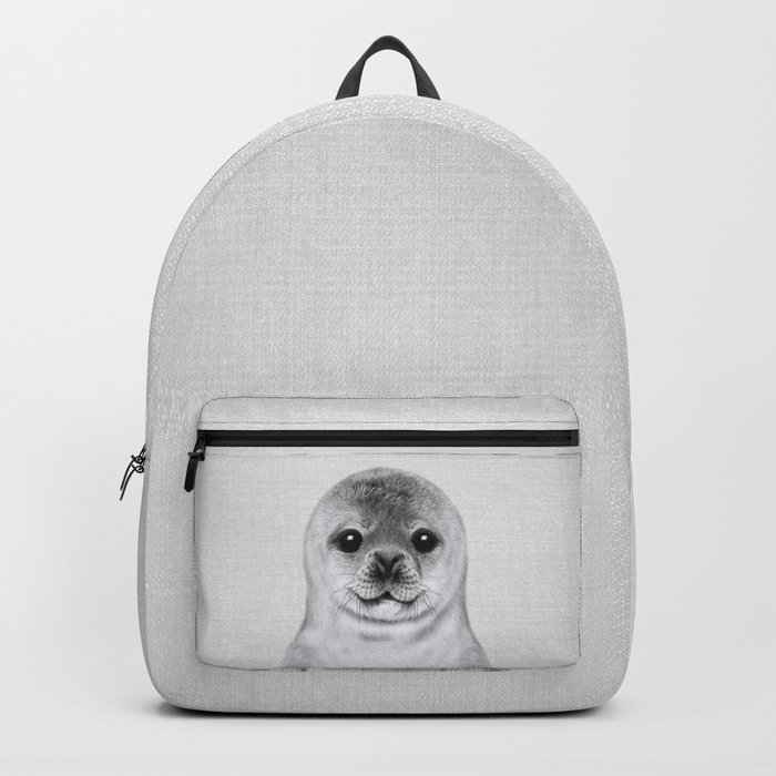 Baby Seal - Black & White Backpack