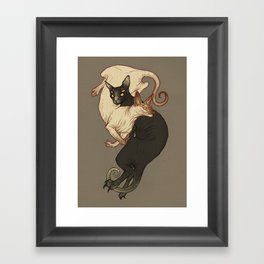Monster Kitties Framed Art Print