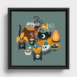 Witch's Brew Framed Canvas