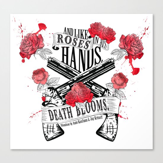 Illuminae - Death Blooms Canvas Print