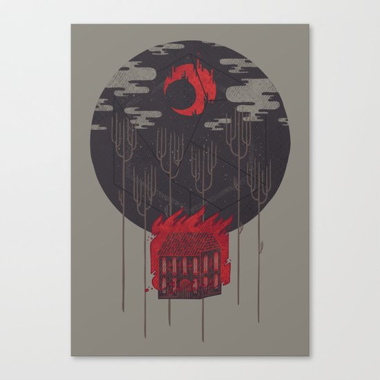 The Most Beautiful Night of All Canvas Print
