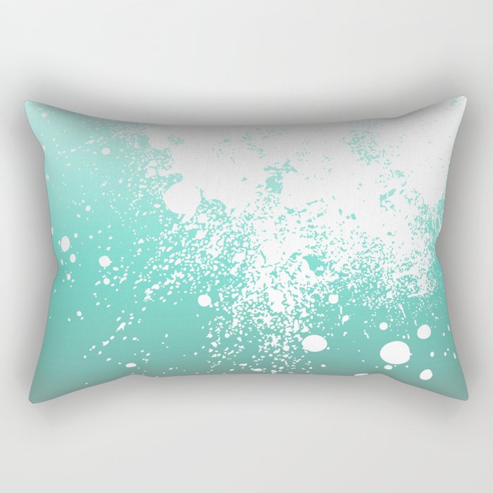 Splattered Ombre Rectangular Pillow