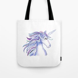 Purple Unicorn Tote Bag