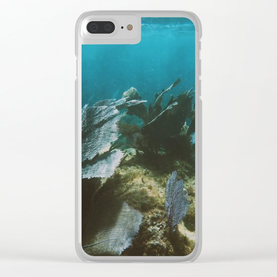 Mexican Caribbean Sealife Clear iPhone Case