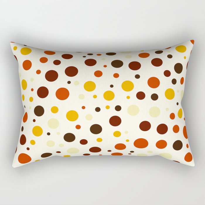 Abstract multicolored seamless pattern in polka dot Rectangular Pillow