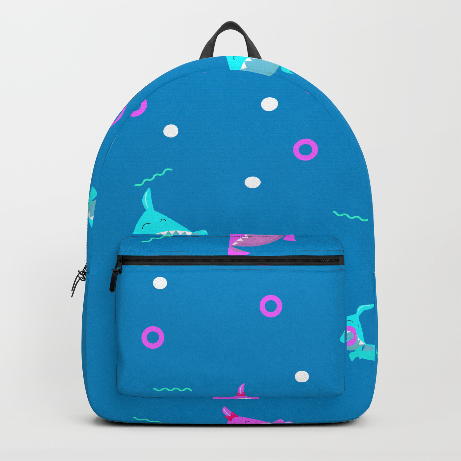 blue shark backpack