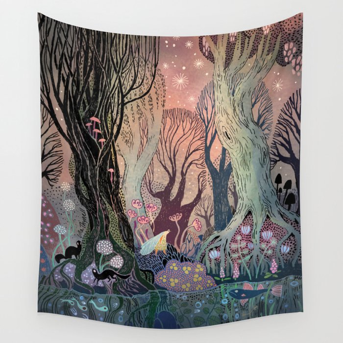 Swamp Tale Wall Tapestry
