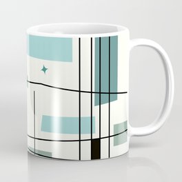 Mid Century Art Bauhaus Style Coffee Mug