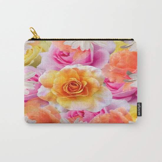 Spring Flowers Galore Absstract Carry-All Pouch