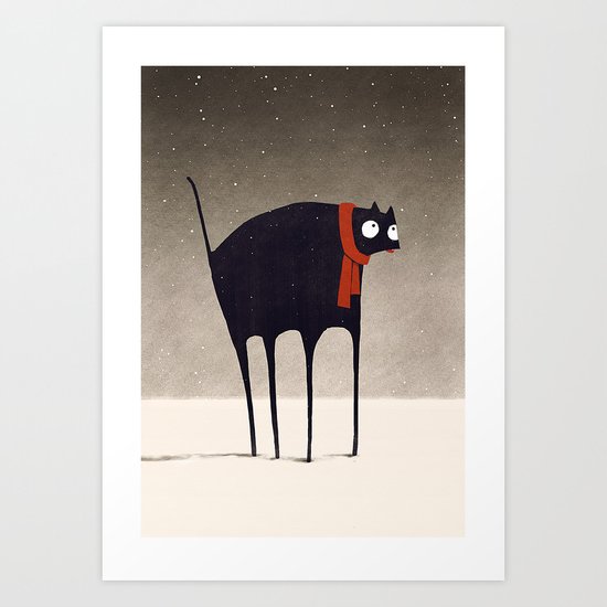 Snowfall Art Print
