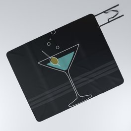 Olive Martini Cocktail Picnic Blanket