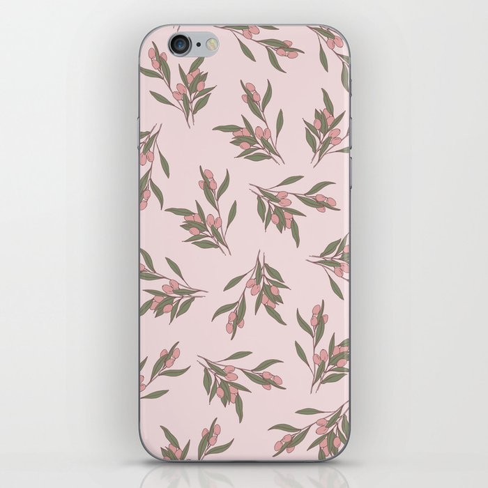 Olives in pink iPhone Skin