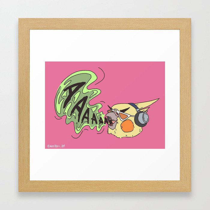 Bnha Present Mic Cockatiel Framed Art Print By Thebard Society6