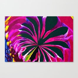 African violet floral African American masterpiece portrait still life painting Canvas Print