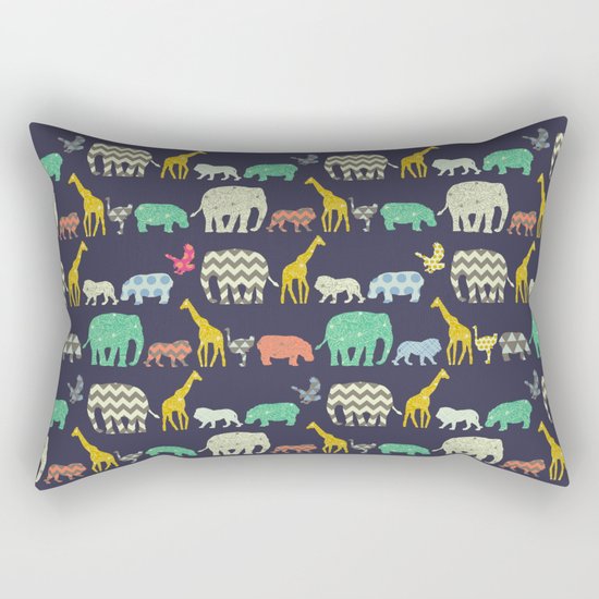 geo zoo Rectangular Pillow