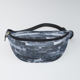Black and White Abstract Fanny Pack