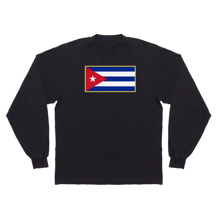 Cuban flag of Cuba Long Sleeve T Shirt