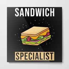 Sandwich Specialist Metal Print