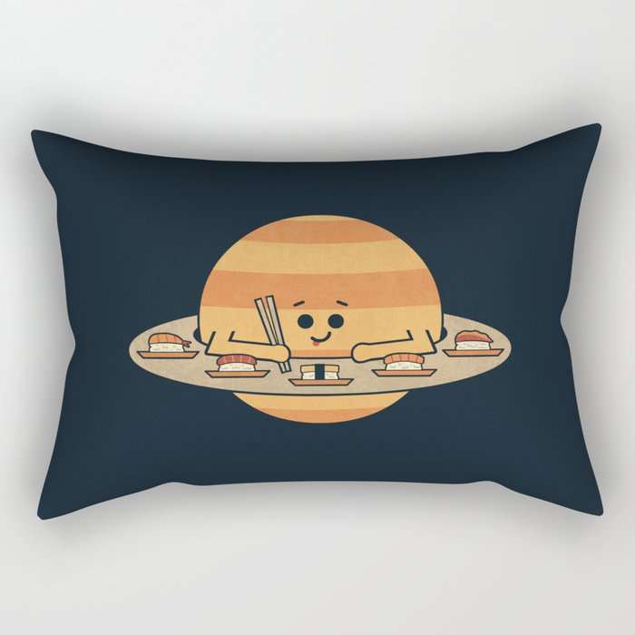 Sushi Saturn Rectangular Pillow