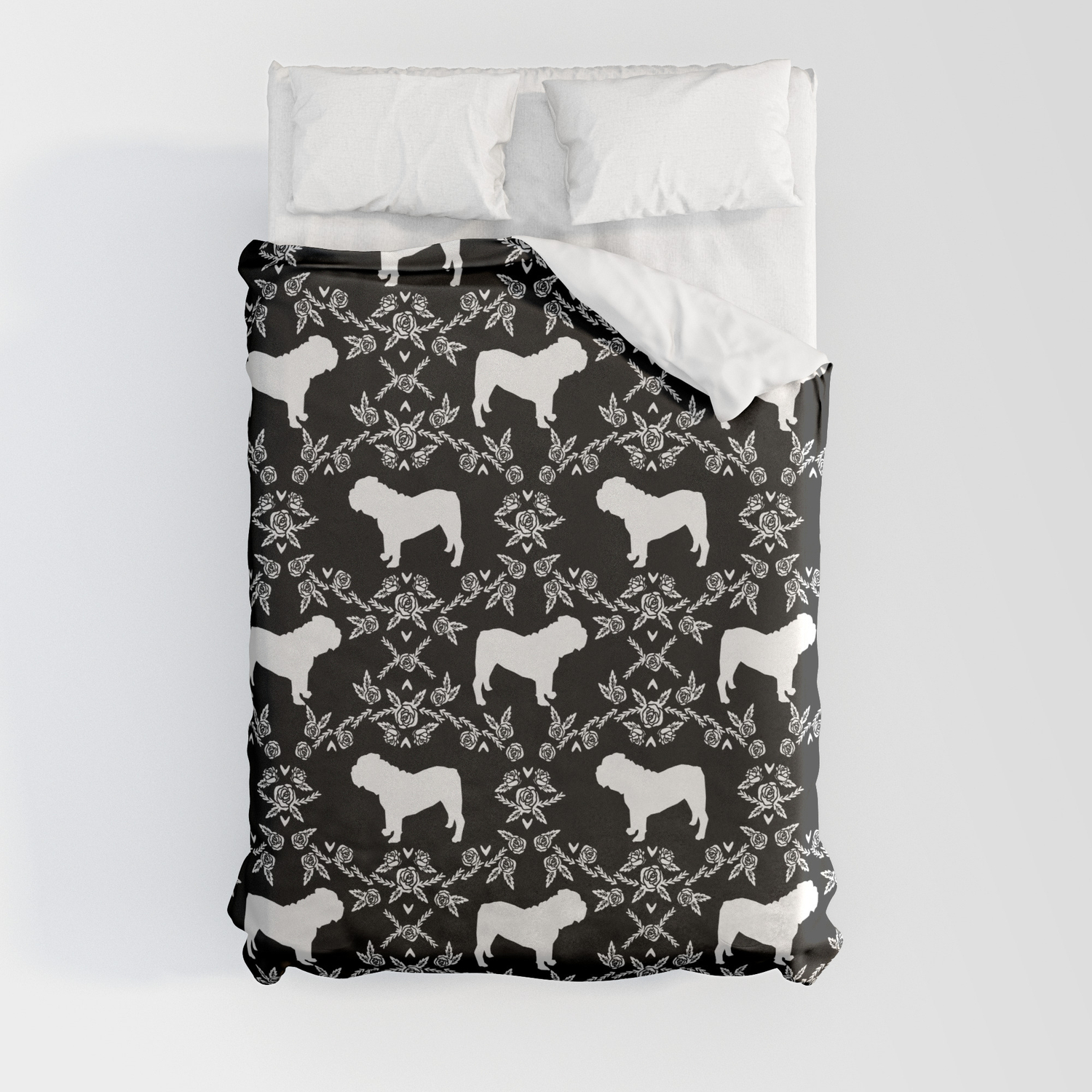 bulldog duvet cover