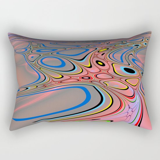 red ways II Rectangular Pillow