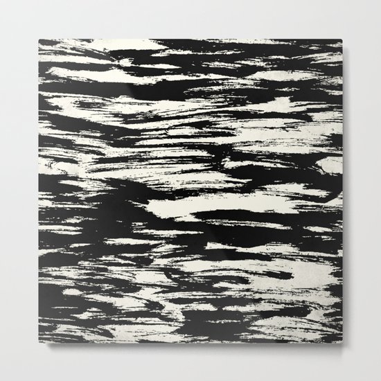 Brush Stripe 2 Metal Print