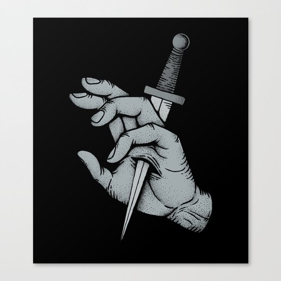 Stabbed Canvas Print