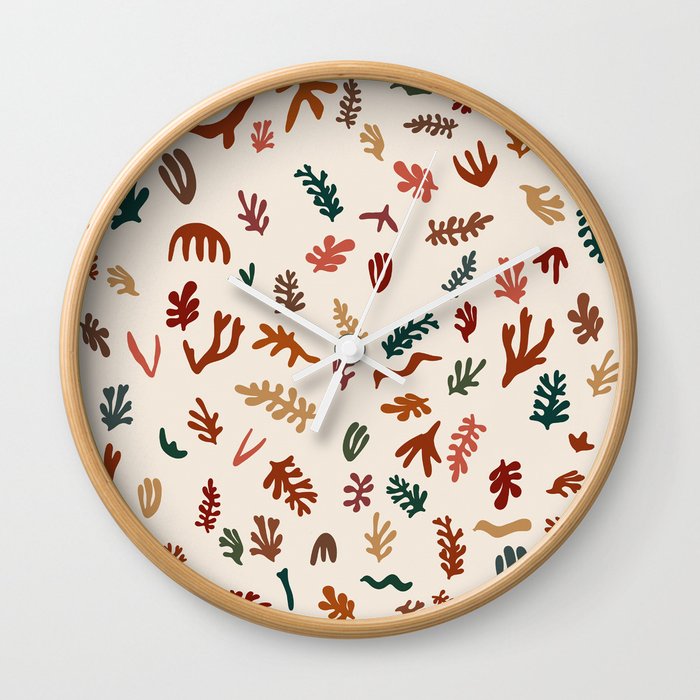 Matisse seaweed Colorful 1 Wall Clock