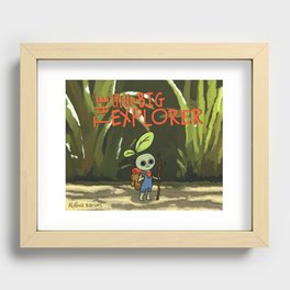 The Little Big Explorer | Children's Book Style Recessed Framed Print