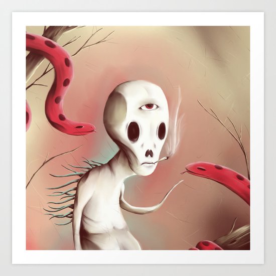 Temptation Art Print