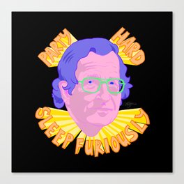 Party Chomsky Canvas Print