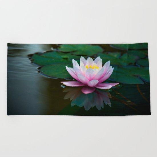 Water Lily Beach Towel