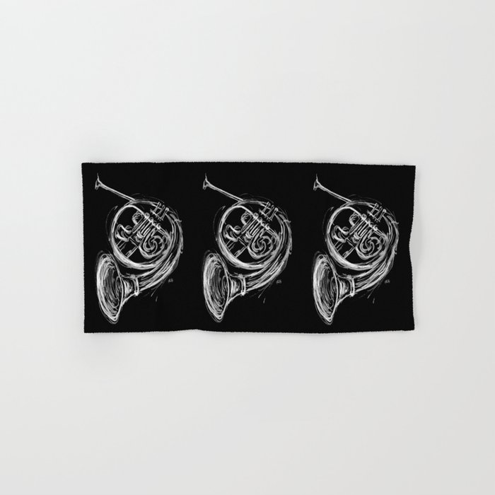 French Horn Hand & Bath Towel