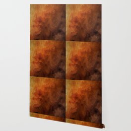 Amber Sunset Abstract Wallpaper