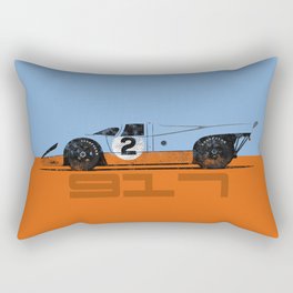 Vintage Le Mans race car livery design - 917 Rectangular Pillow