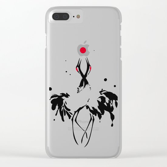 transcenDance // (crane) Clear iPhone Case