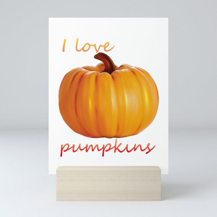 Pumpkin Patch Mini Art Print