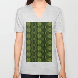 Liquid Light Series 55 ~ Colorful Abstract Fractal Pattern V Neck T Shirt