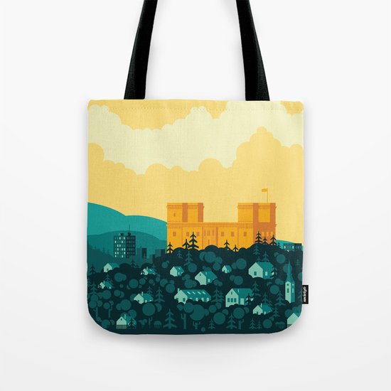 Golden castle Tote Bag