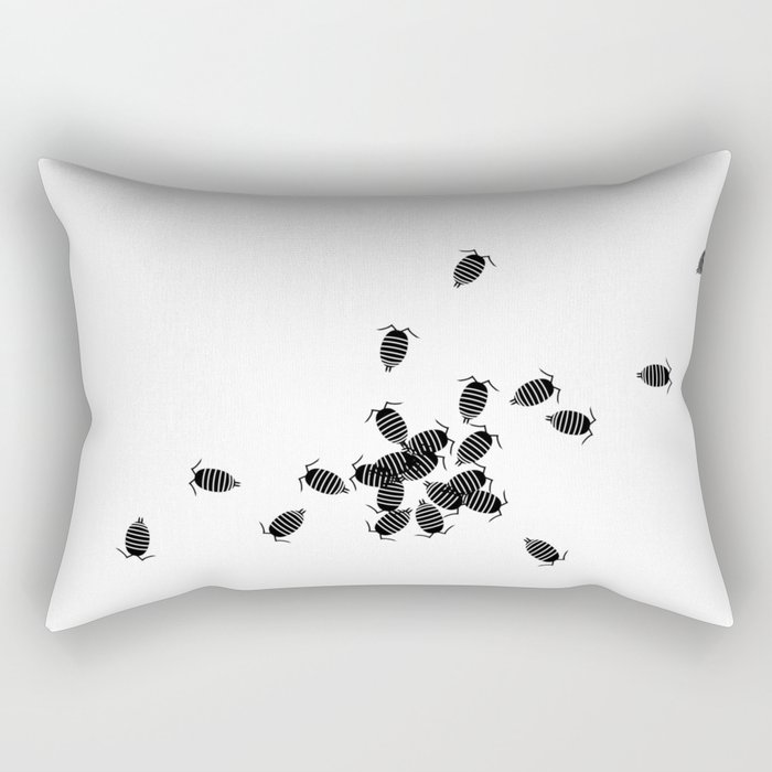 Bugs Abstract Isopod Rectangular Pillow By Vrijformaat Society6