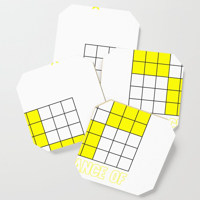 Today´s Forecast 100% Chance Of Crossword Puzzles Motive Coaster by Tom