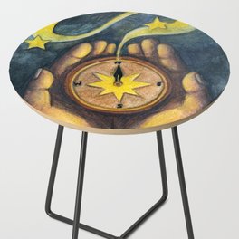 Compass of the Stars Side Table