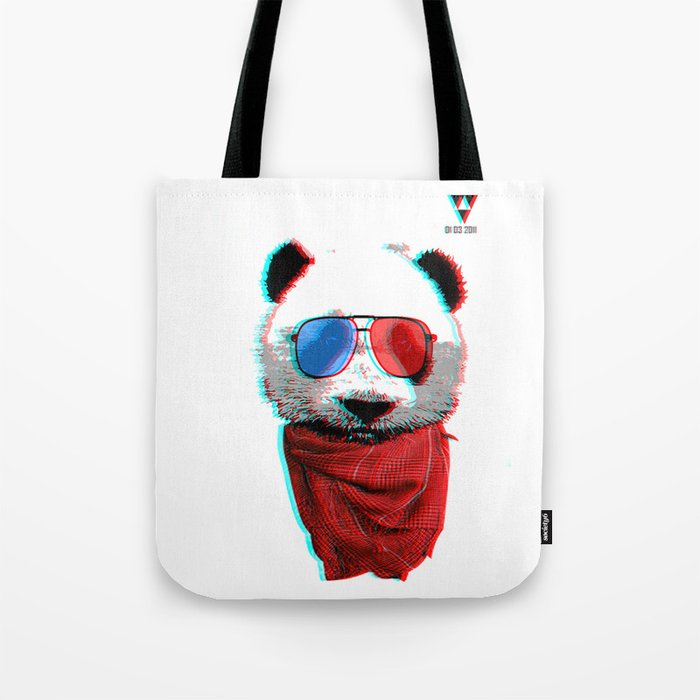 3D Panda Tote Bag