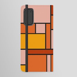 Geometric Sunset Abstract Android Wallet Case