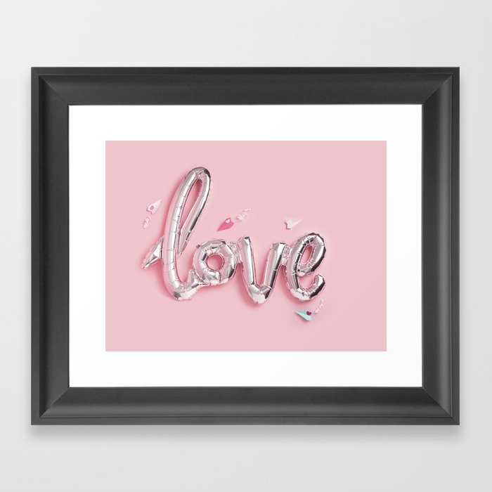 Love in the Air Framed Art Print