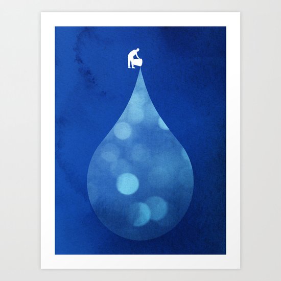 Drop in the Bucket Art Print