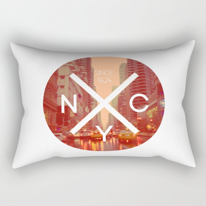NYC Since 1624 Rectangular Pillow