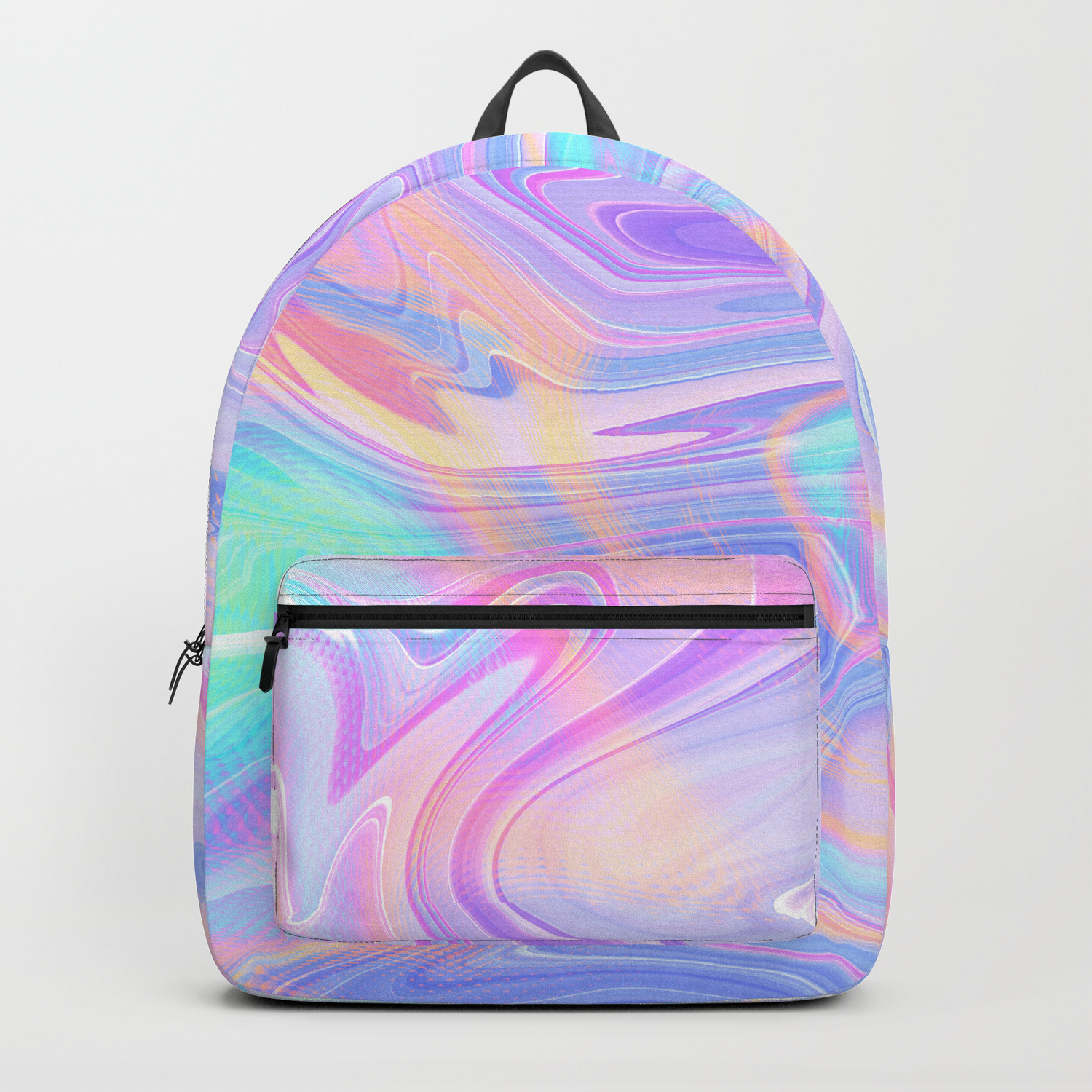 pink iridescent backpack
