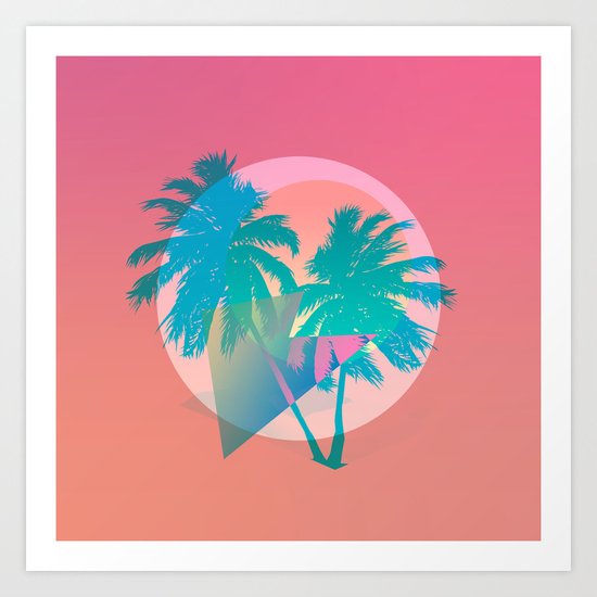 MIAMI Art Print